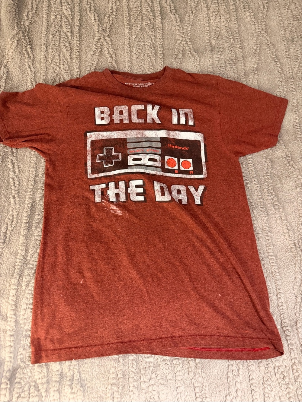 Men’s Nintendo Retro Controller Graphic T-Shirt - Red size: M